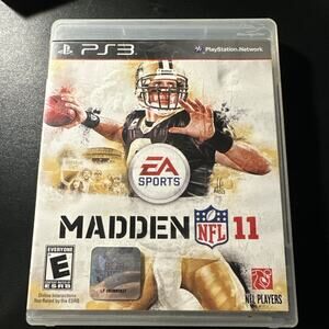 Sony PlayStation 3 Madden NFL 11 Complete In Box Working And Tested Mint